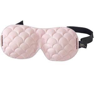 Contoured sleep mask for eyelash extensions